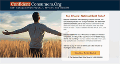 Desktop Screenshot of confidentconsumers.org